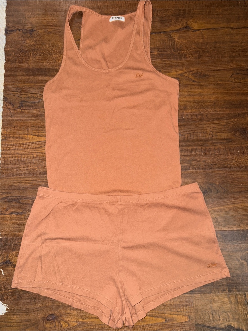 PINK Tank Top and Shorts Pajama Set
